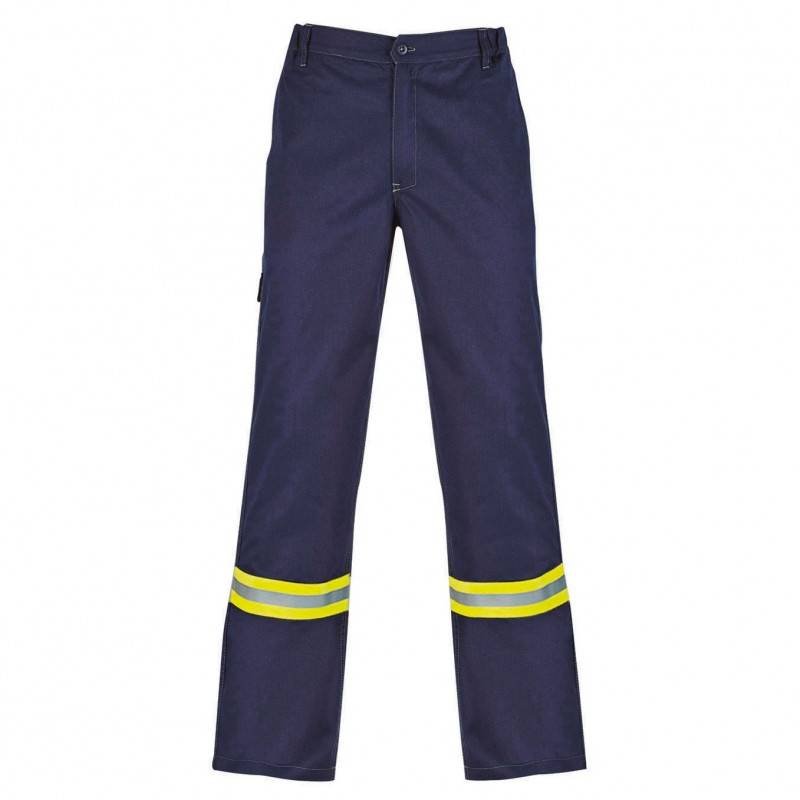 Pantalón ignífugo y antiestático con bandas reflectantes 136