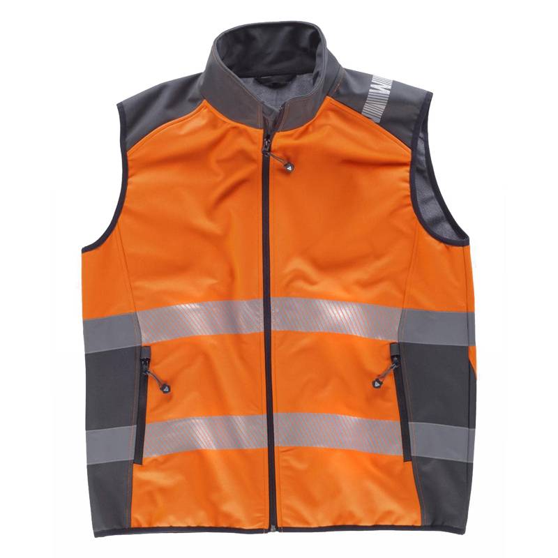 Colete softshell combinado