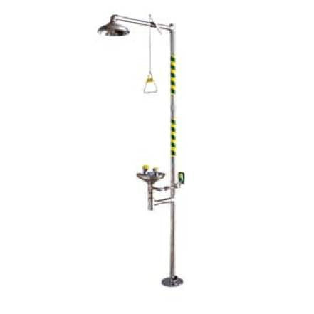 Ducha lavaojos BASIC pedestal INOX - FAC750SS