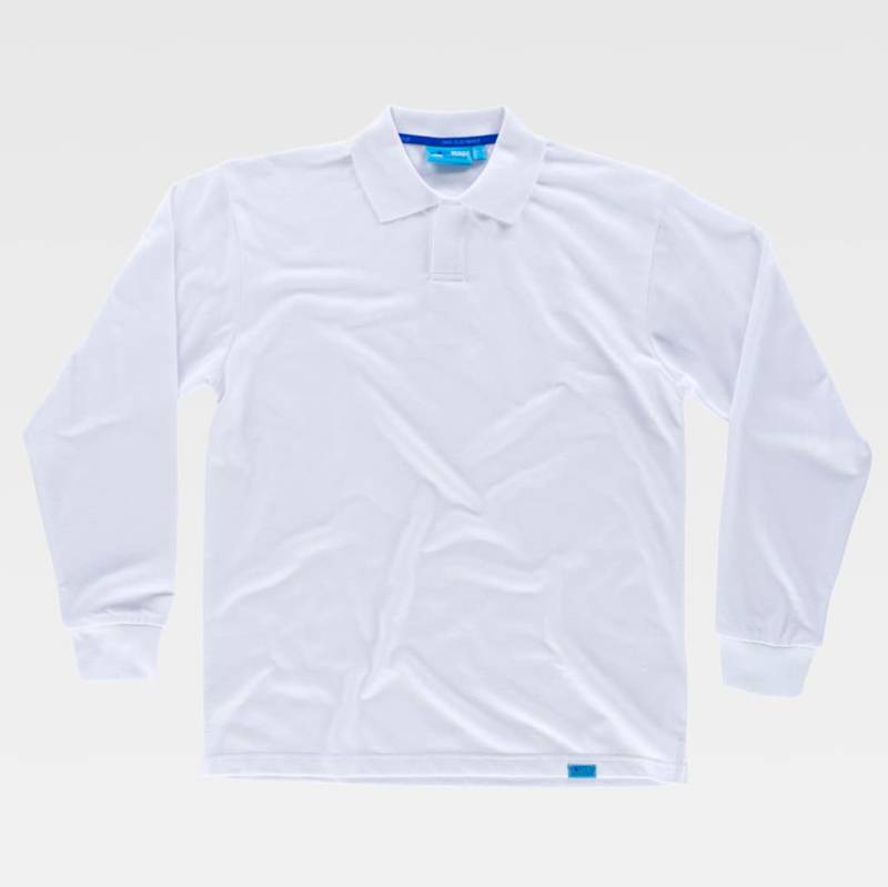 Polo algodón tejido antibacteriano manga larga