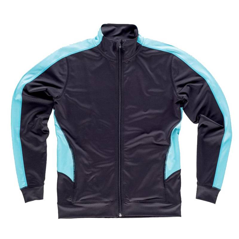 Sudadera elástica combinada para mujer