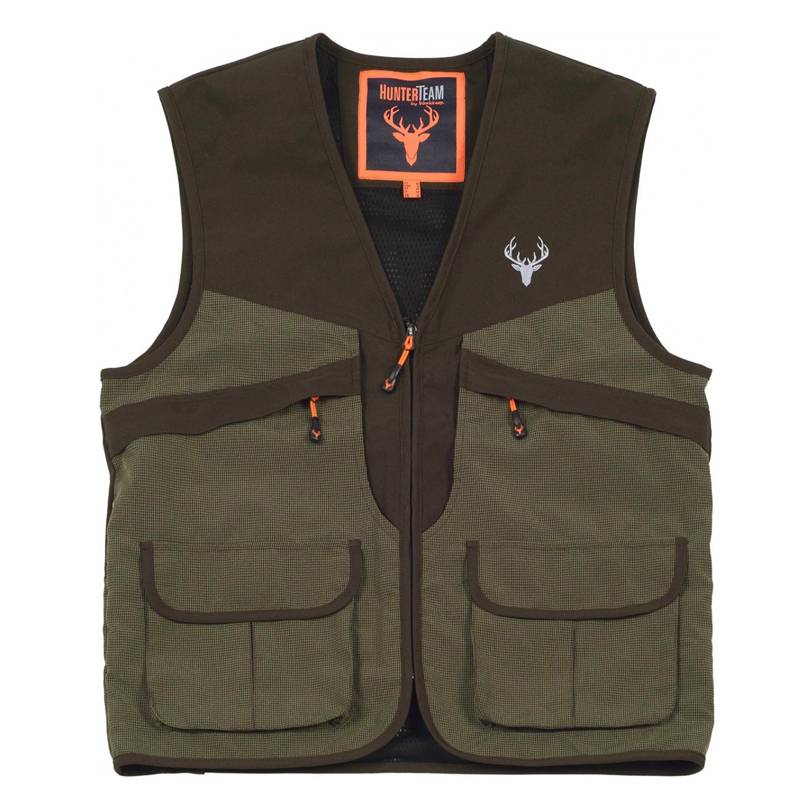Chaleco caza combinado tejido impermeable