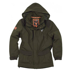 Parka desportiva de tecido impermeável - S