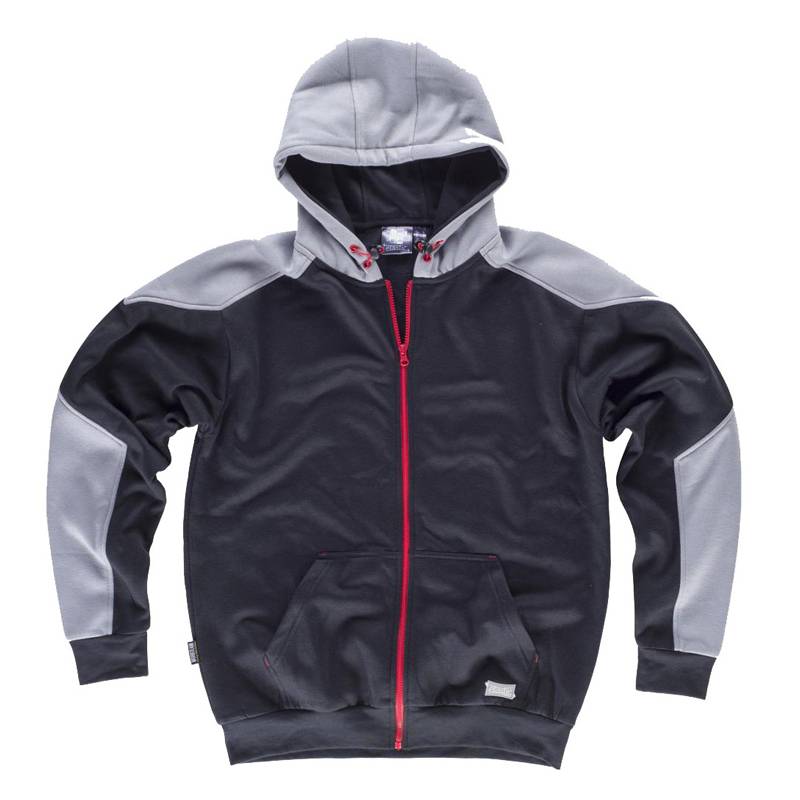 Sudadera combinada con capucha