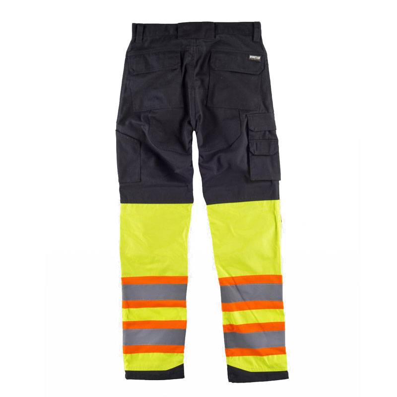 Pantalón combinado reflectante y fluorescente