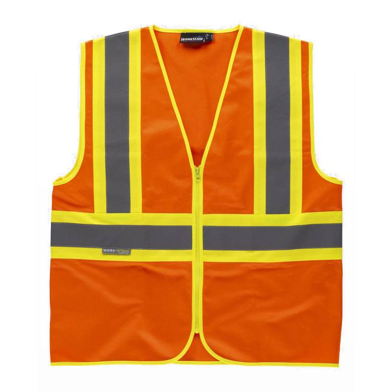 Chaleco reflectante y fluorescente