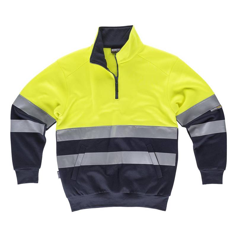 Sudadera combinada con cintas reflectantes