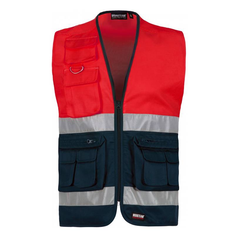 Chaleco multibolsillos con reflectante