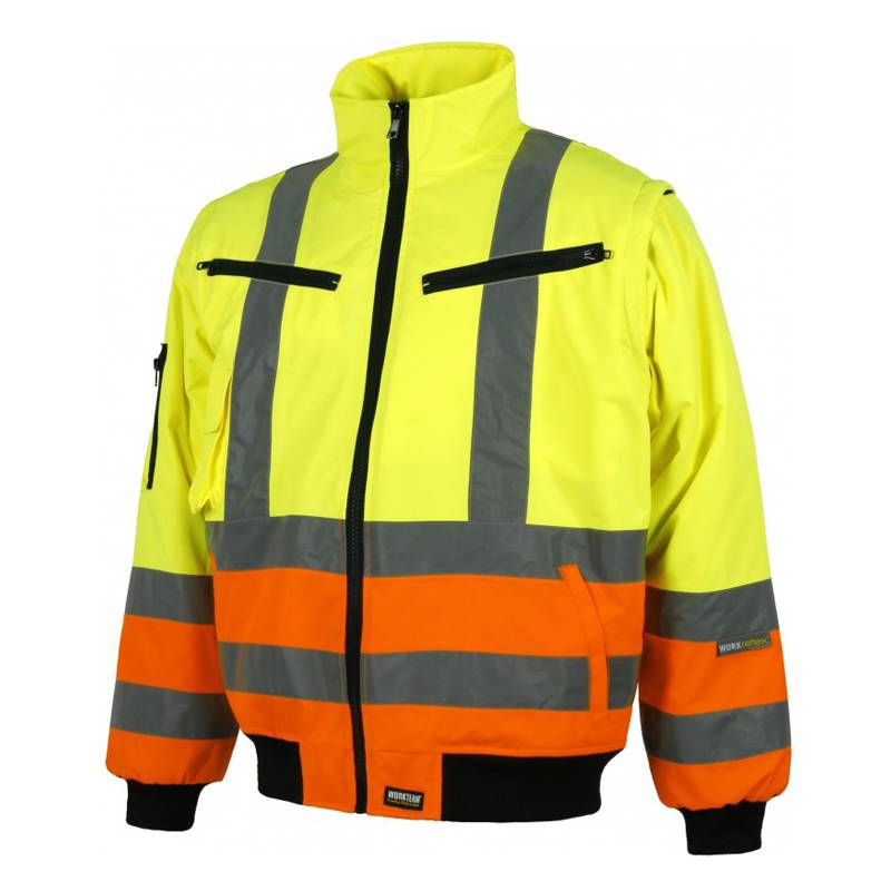 Cazadora piloto bicolor con reflectante