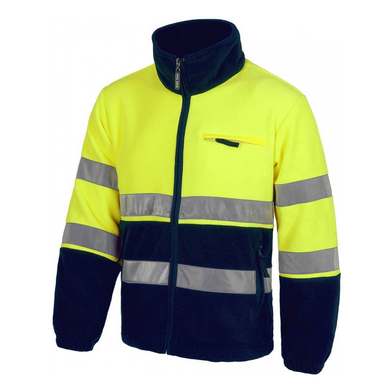 Chaqueta polar alta visibilidad con reflectante