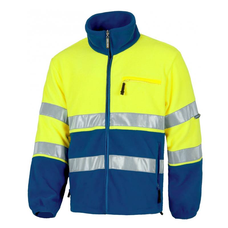 Chaqueta polar alta visibilidad con reflectante