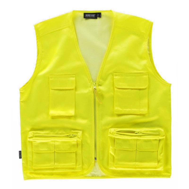 Colete safari de alta visibilidade