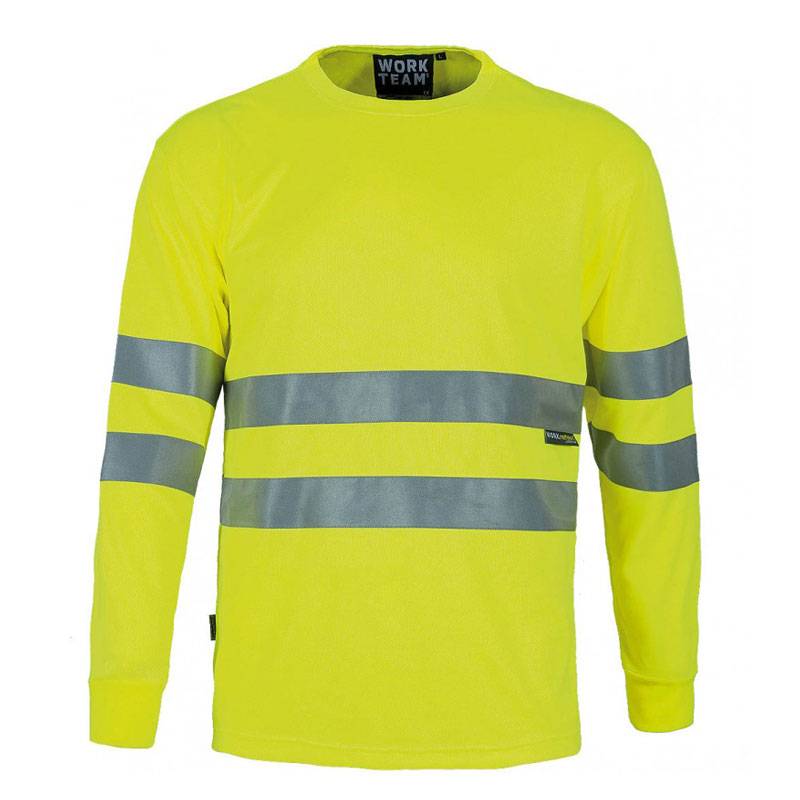 Camiseta alta visibilidad con reflectante C3933