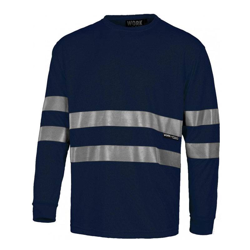 T-shirt de manga comprida com refletor C3938