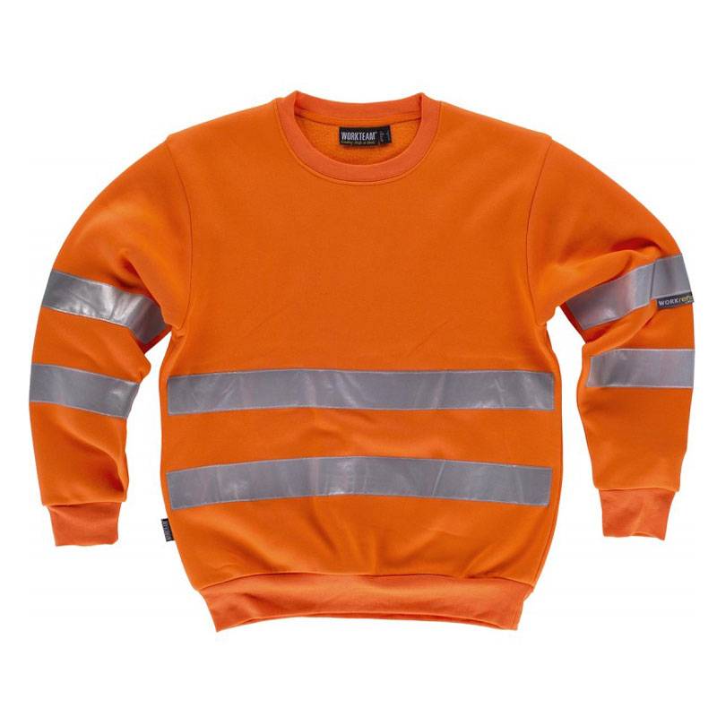 Sudadera clásica alta visibilidad con reflectante