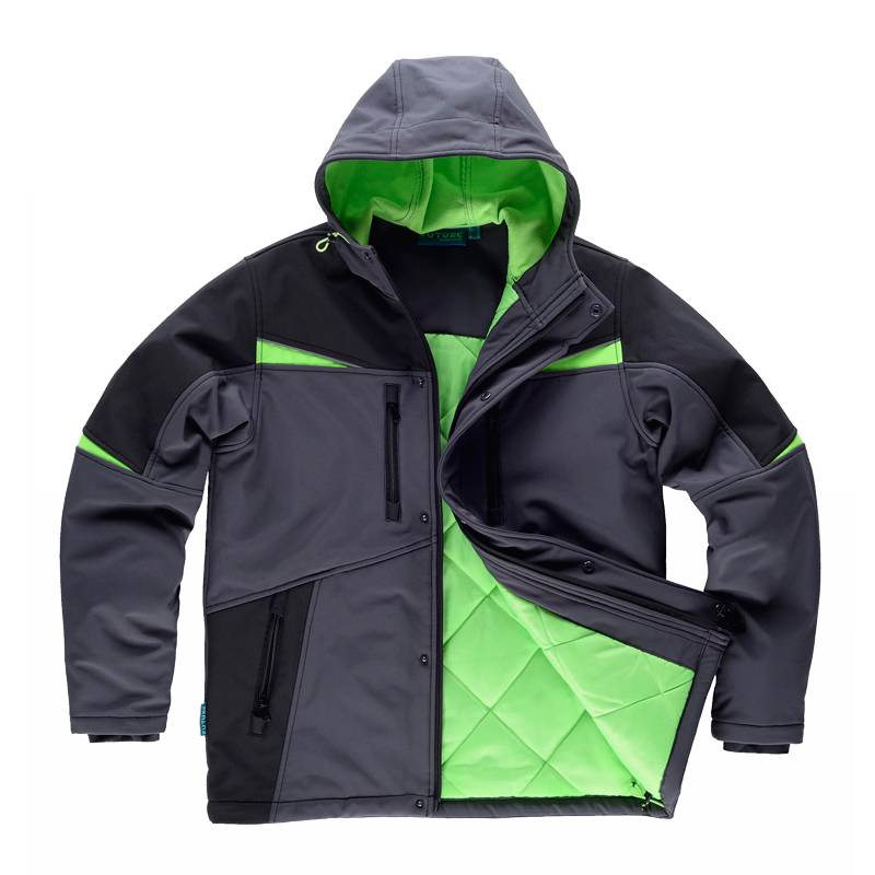 Parka softshell acolchada