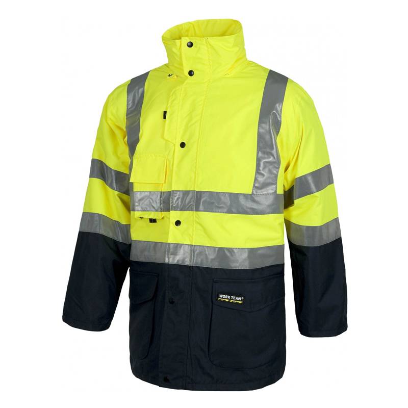 Parka combinada 5 en 1 alta visibilidad