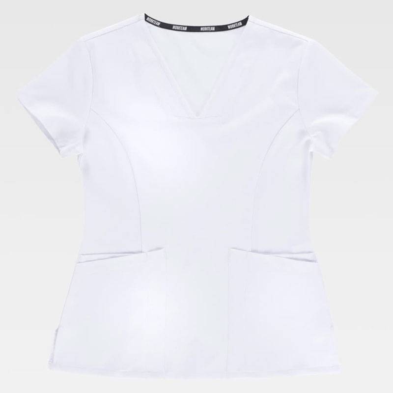 Casaca entallada elástica para mujer