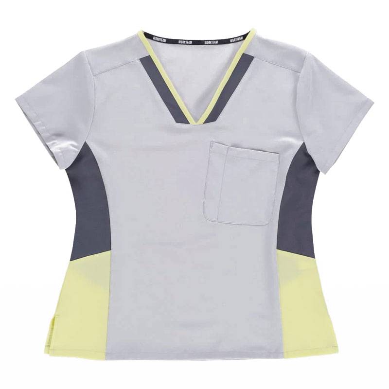 Casaca entallada combinada para mujer