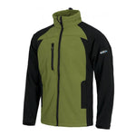 Chaqueta softshell combinada con manga ranglan