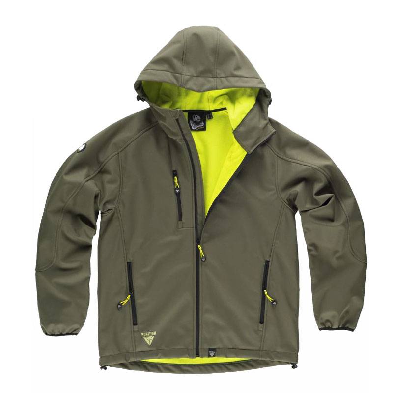 Chaqueta softshell deportiva