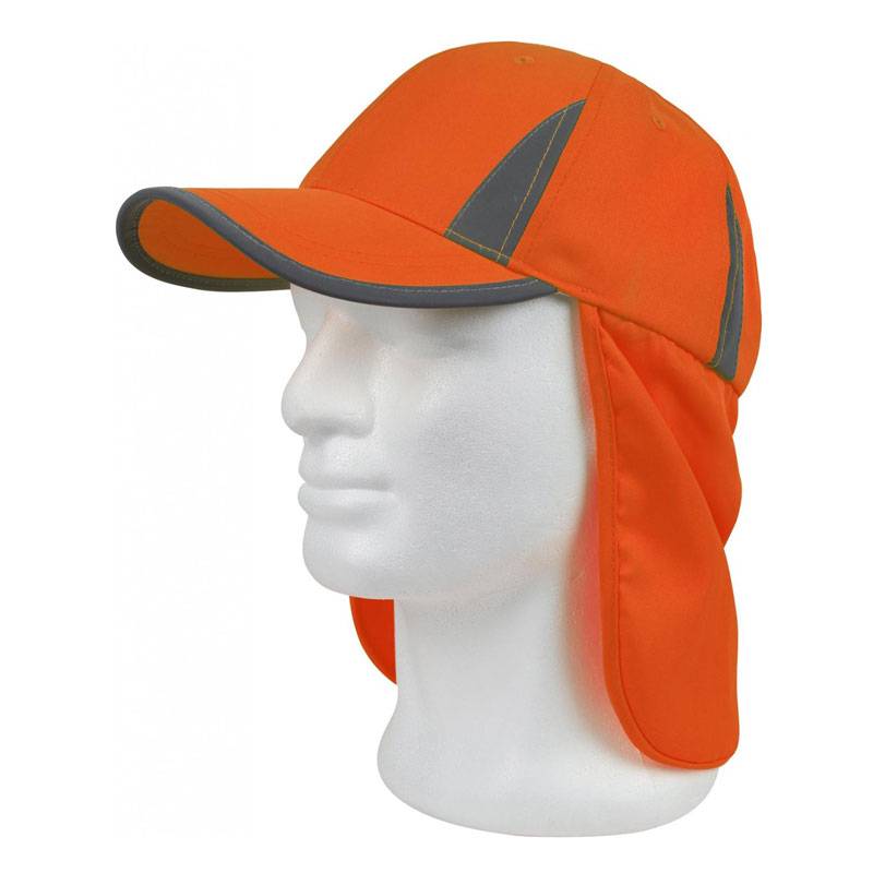 Gorra alta visibilidad protector nuca