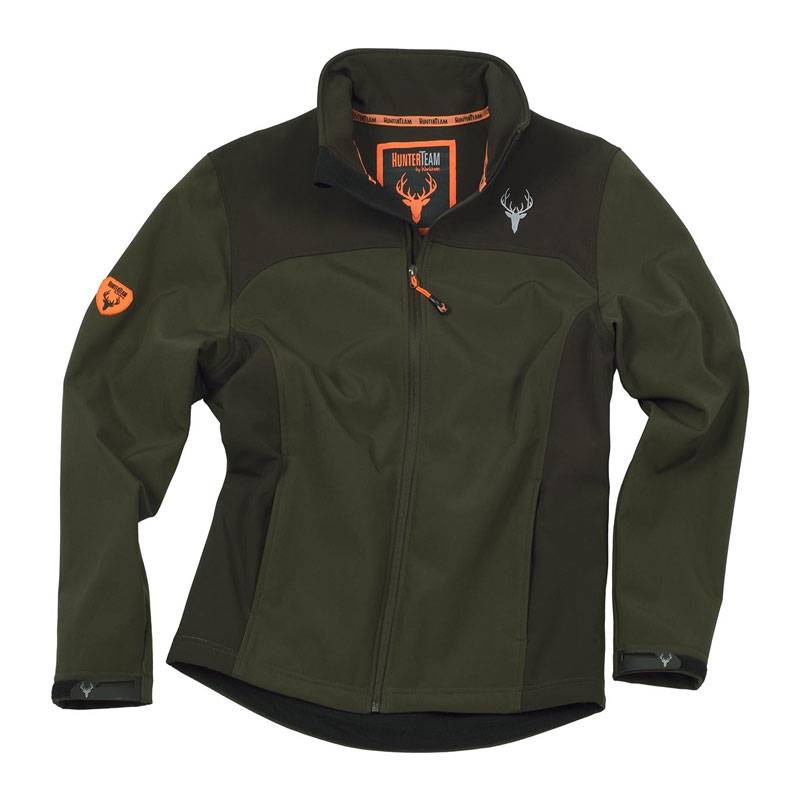 Chaqueta softshell con canesú