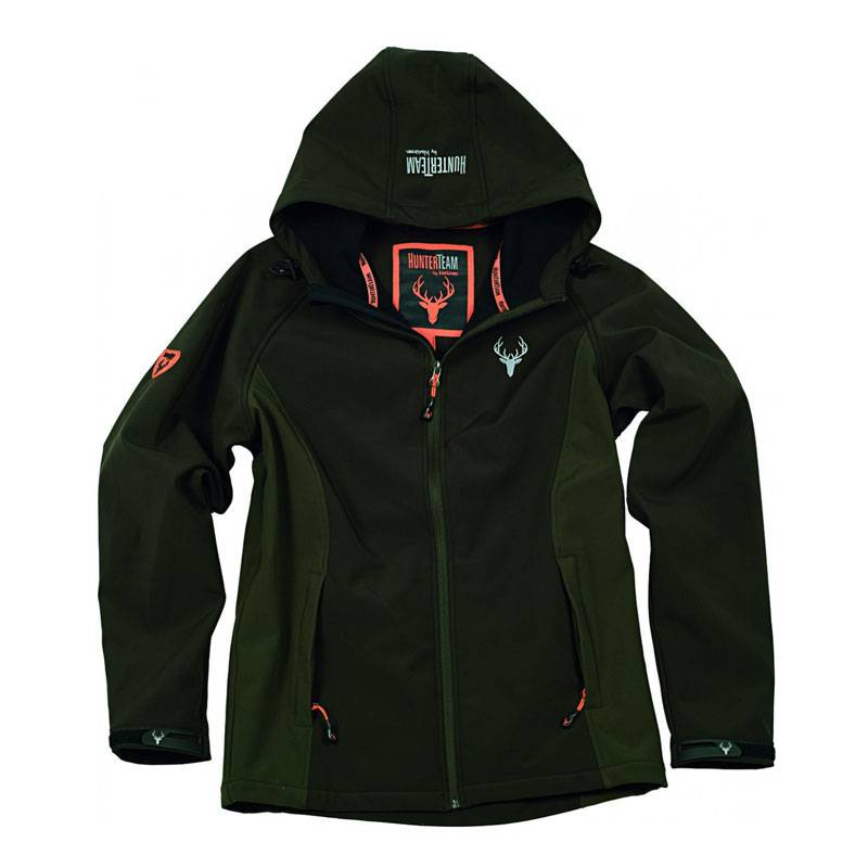 Casaco softshell com capuz