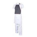 Delantal combinado con peto