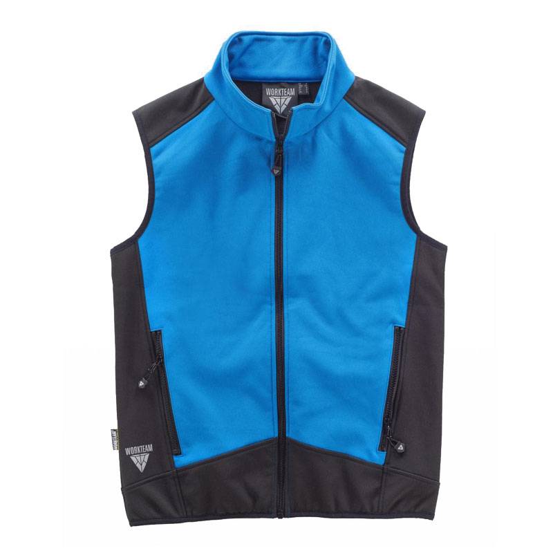 Chaleco deportivo softshell combinado