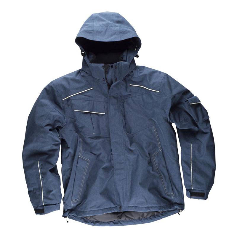 Parka acolchoada impermeável