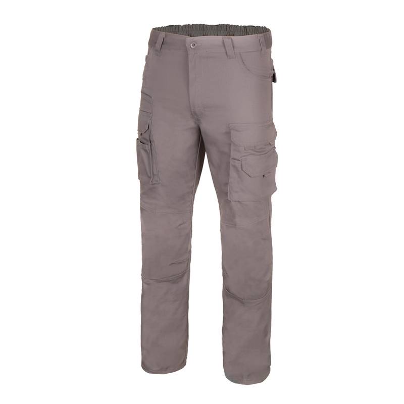 Calças de lona reforçadas com vários bolsos