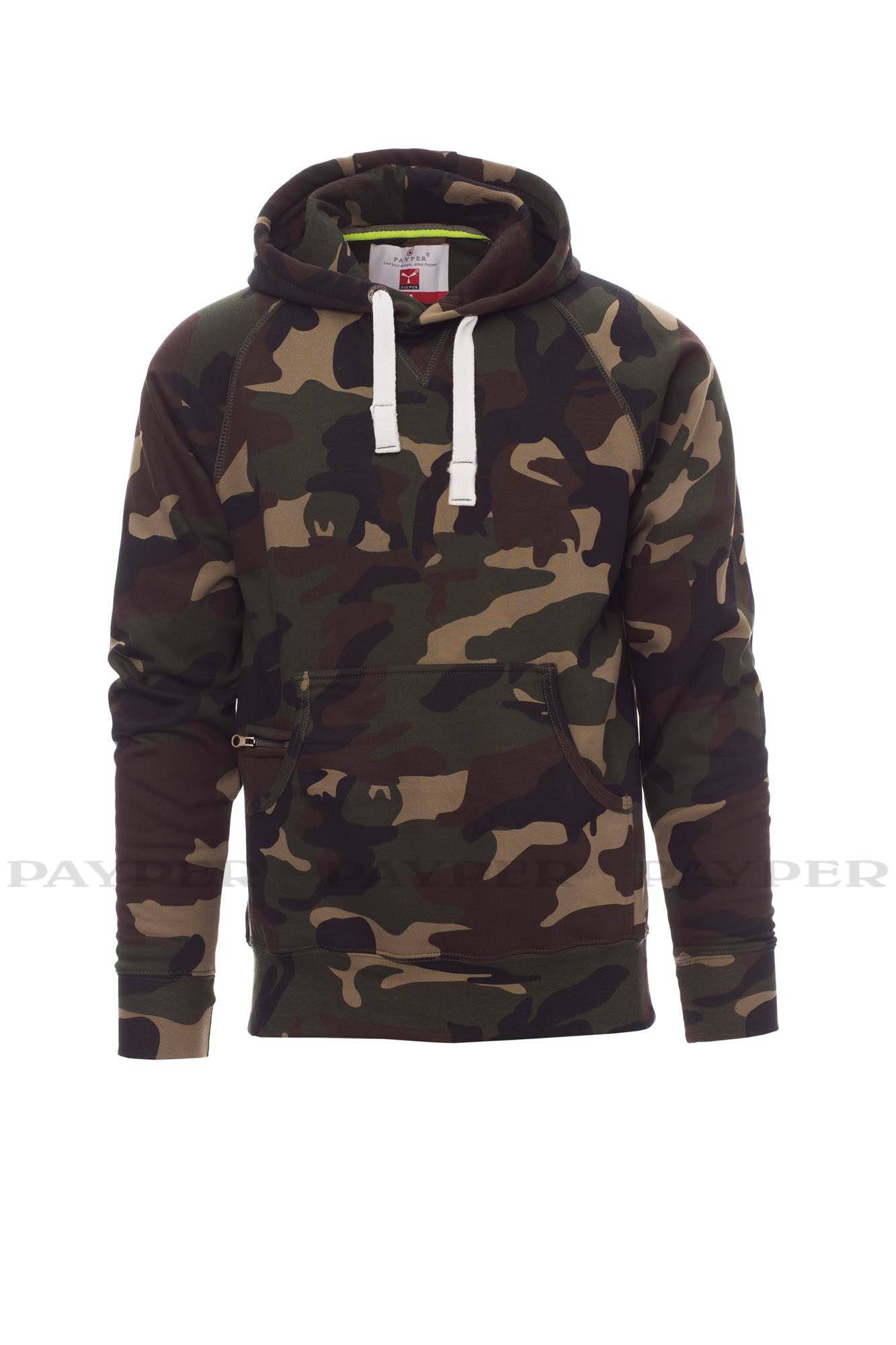 Sweatshirt com capuz e bolso canguru