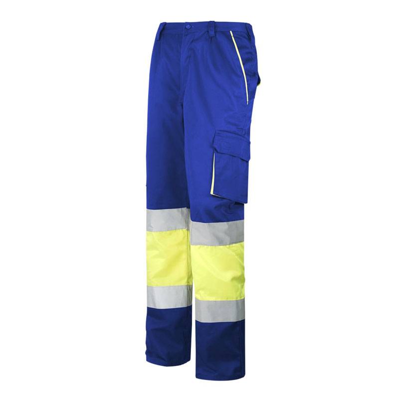 Pantalón multibolsillos combinado con Alta visibilidad