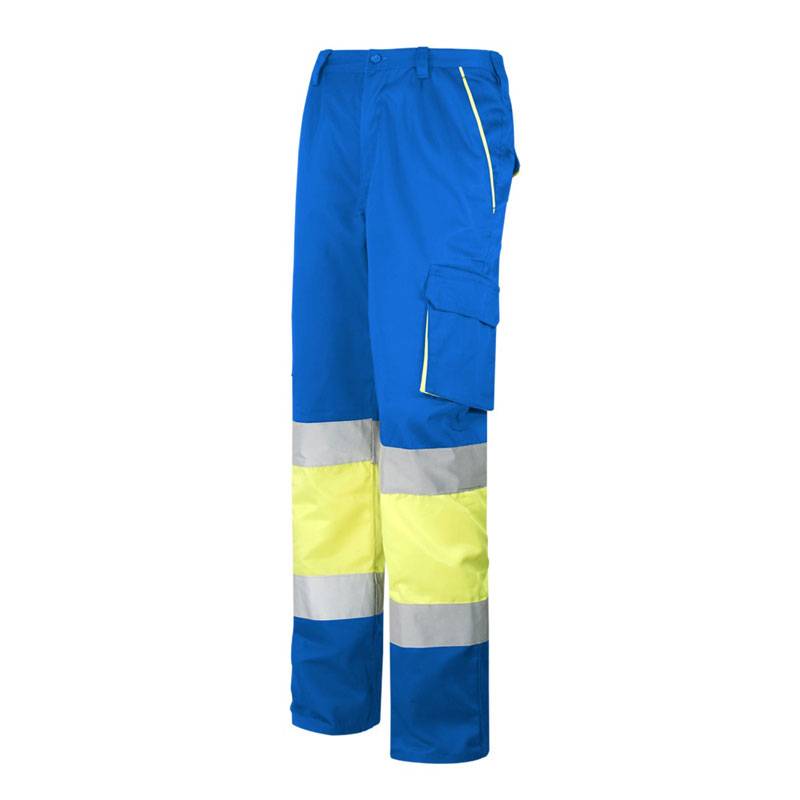 Pantalón multibolsillos combinado con Alta visibilidad