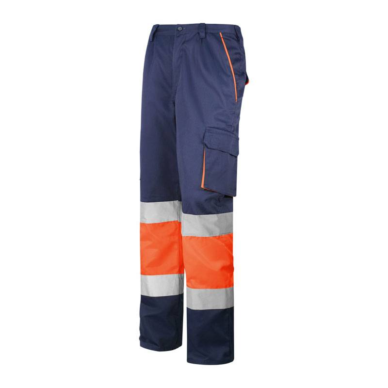 Pantalón multibolsillos combinado con Alta visibilidad