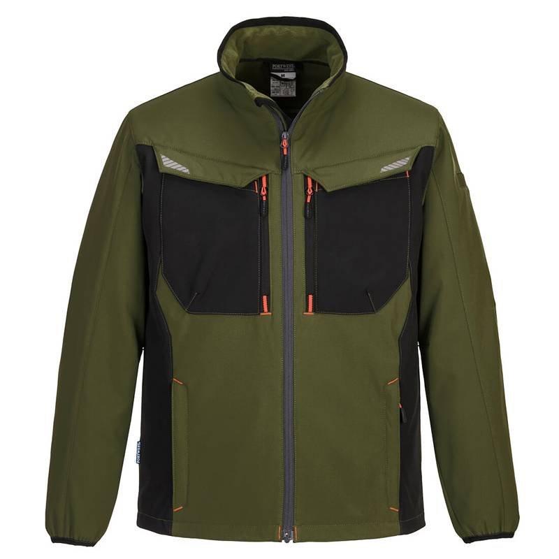 Chaqueta Softshell con membrana impermeable y transpirable