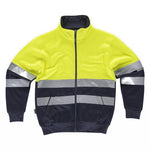 Sudadera con cremallera de alta visibilidad