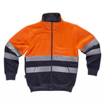 Sudadera con cremallera de alta visibilidad