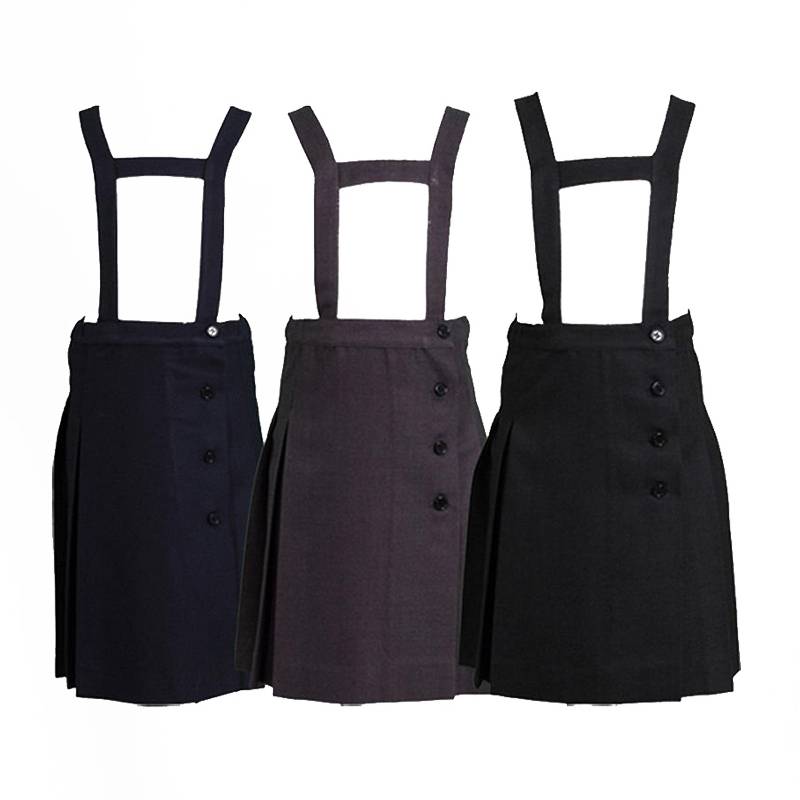 Falda de pliegues con tirantes