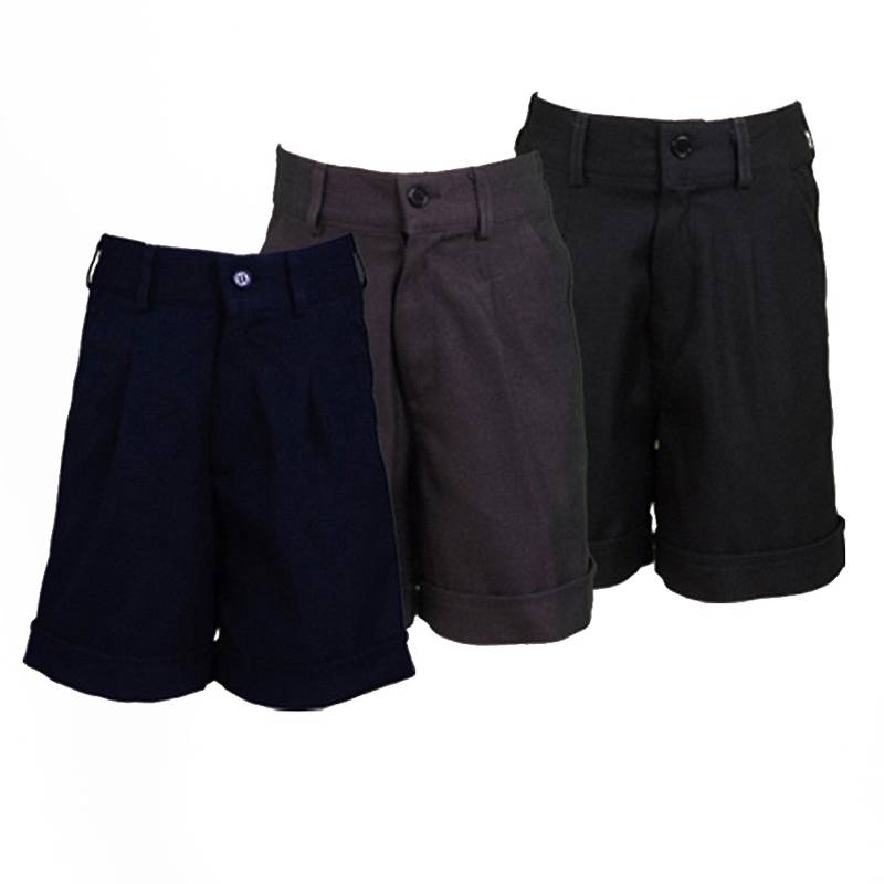Pantalón corto colegial para niño