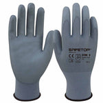 Guante de nylon y poliuretano feather task. Safetop G170 - KRNN Prove