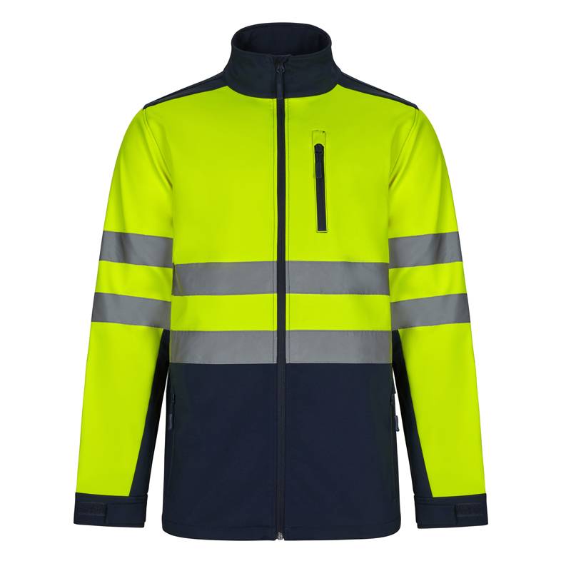 Softshell bicolor de alta visibilidad