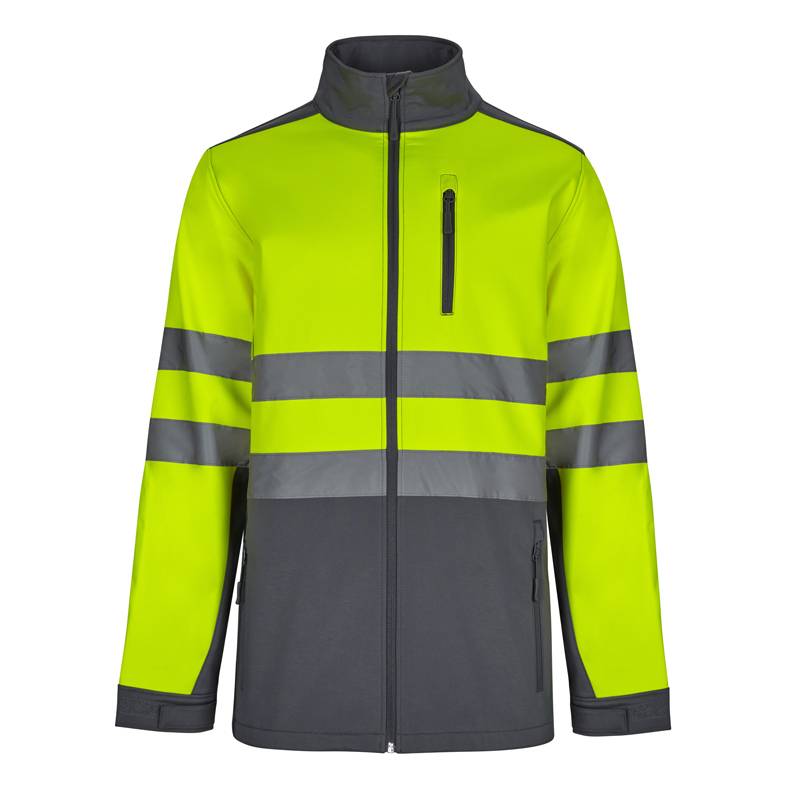 Softshell bicolor de alta visibilidad