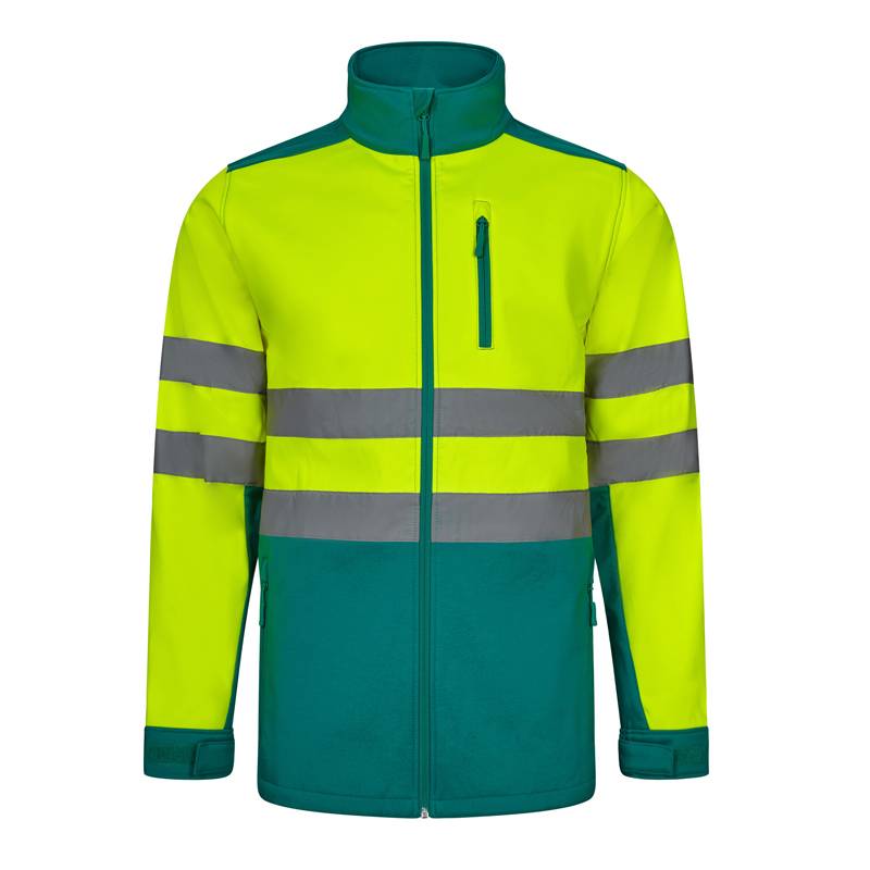 Softshell bicolor de alta visibilidad