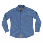 Camisola de ganga feminina de manga comprida