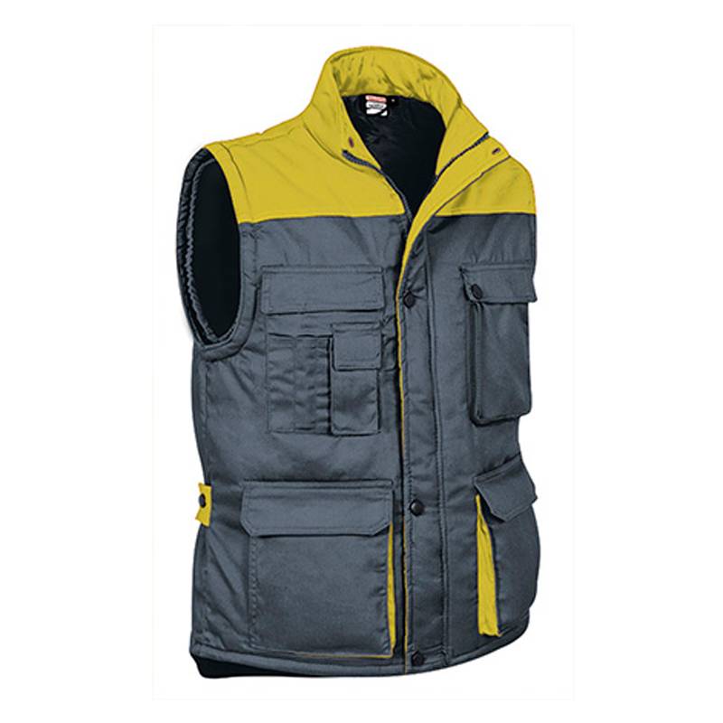 Chaleco multibolsillos bicolor