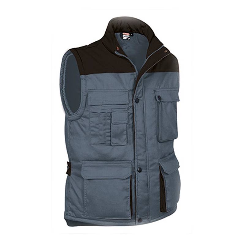 Chaleco multibolsillos bicolor