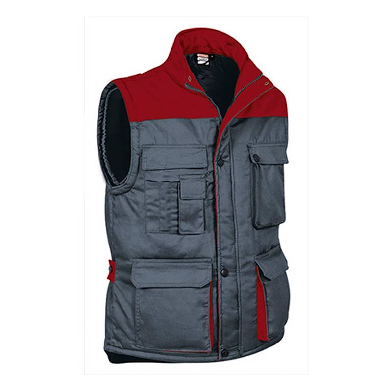 Chaleco multibolsillos bicolor
