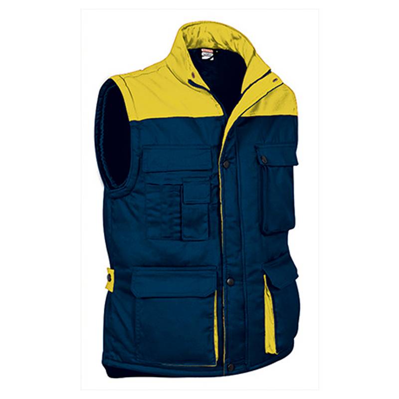 Chaleco multibolsillos bicolor